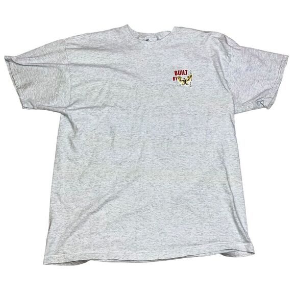 Vintage Get Big Extreme Body Graphic T-Shirt Size XXL Gray Short Sleeve Shirt - Picture 2 of 6